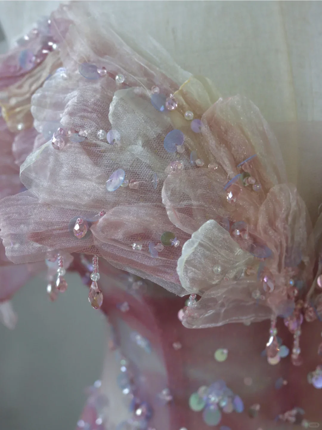 Fairy-tale A Line Off The Shoulder Pink Tulle Long Prom Dresses Evening Dresses DP501 - Deanwangkt