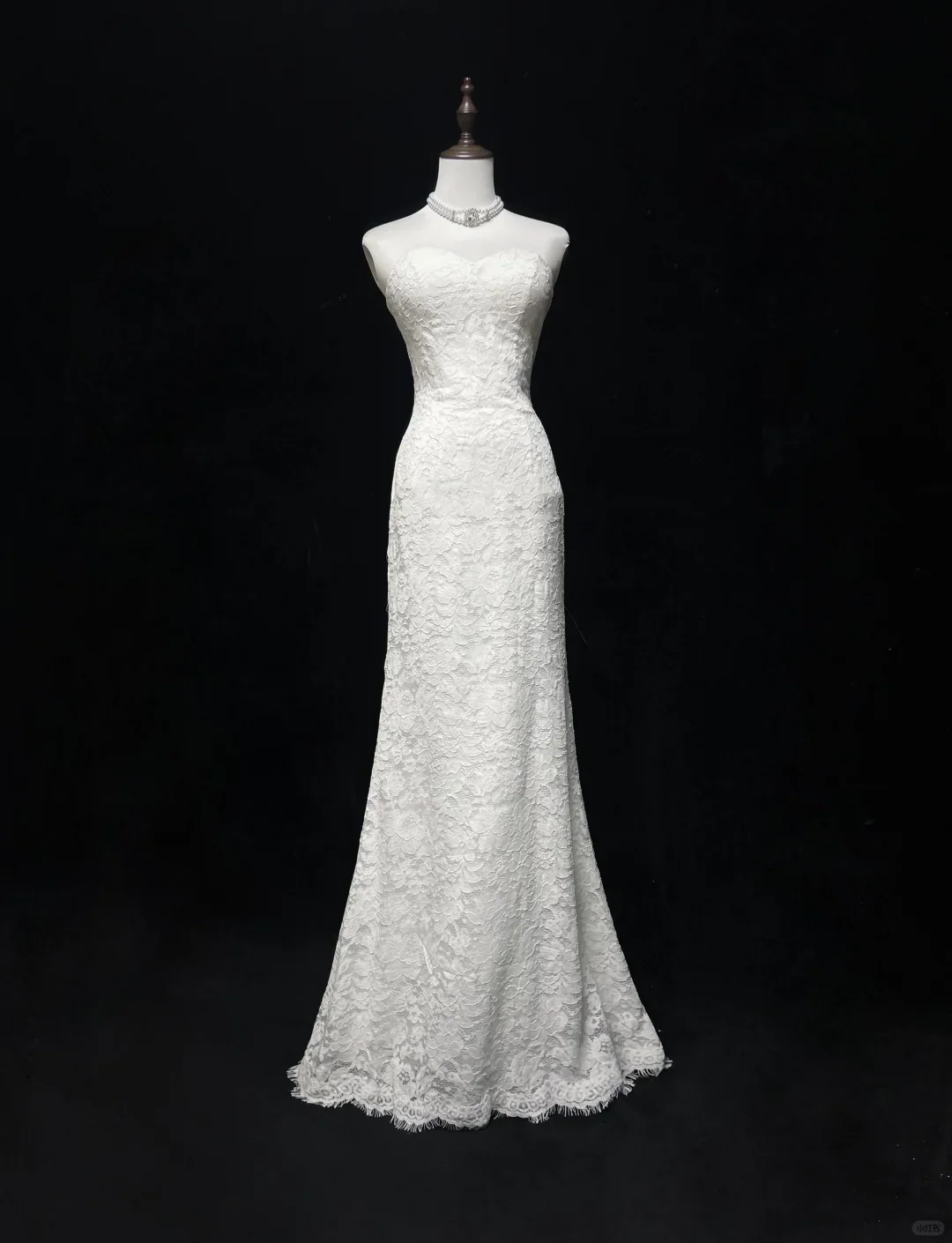 Vintage Wedding Dress 1950s 1940s Mermaid Strapless Lace White Long Wedding Dresses Bridal Gowns Brides Gown DH543 - Deanwangkt