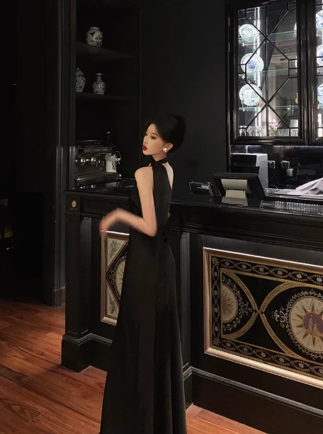 Elegant A Line One Shoulder Black 18th Birthday Dress Party Gown Birthday Outfits Birthday Dress Ideas For Women DP608 - Deanwangkt