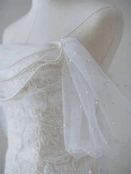 Dreamy Off the shoulder Mermaid wedding dress Custom Wedding Gown Stunning Modern Bridal Dress DP603 - Deanwangkt