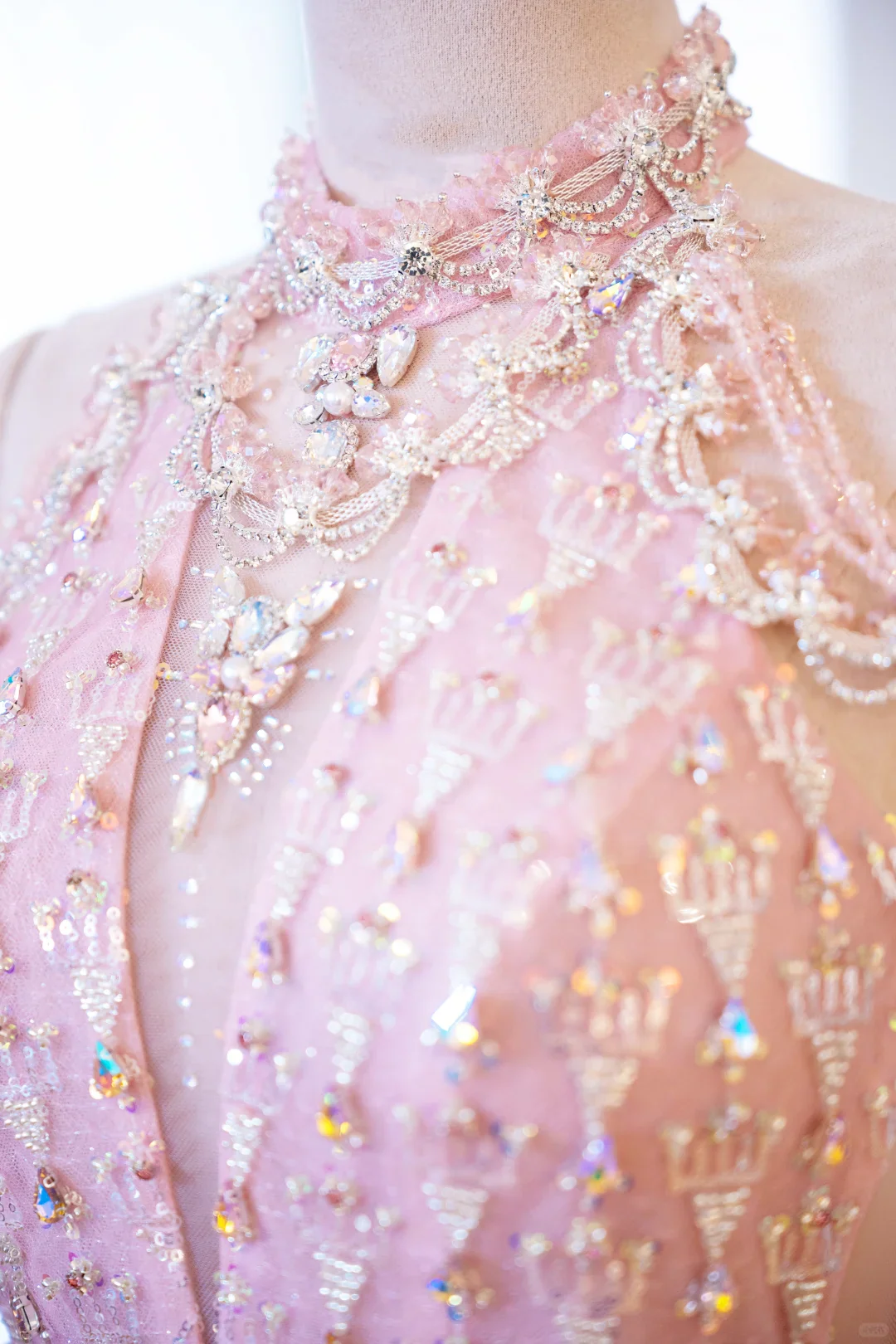 Elegant Glamour Ball Gown Pink Sequin Evening Gowns Party Dress Classy Gowns Evening Dresses DP904 - Deanwangkt