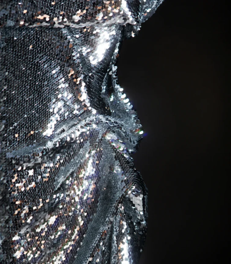 Pretty Mermaid Strapless Sleeveless Sequin Long Silver Prom Dresses Simple Evening Dresses DP463 - Deanwangkt