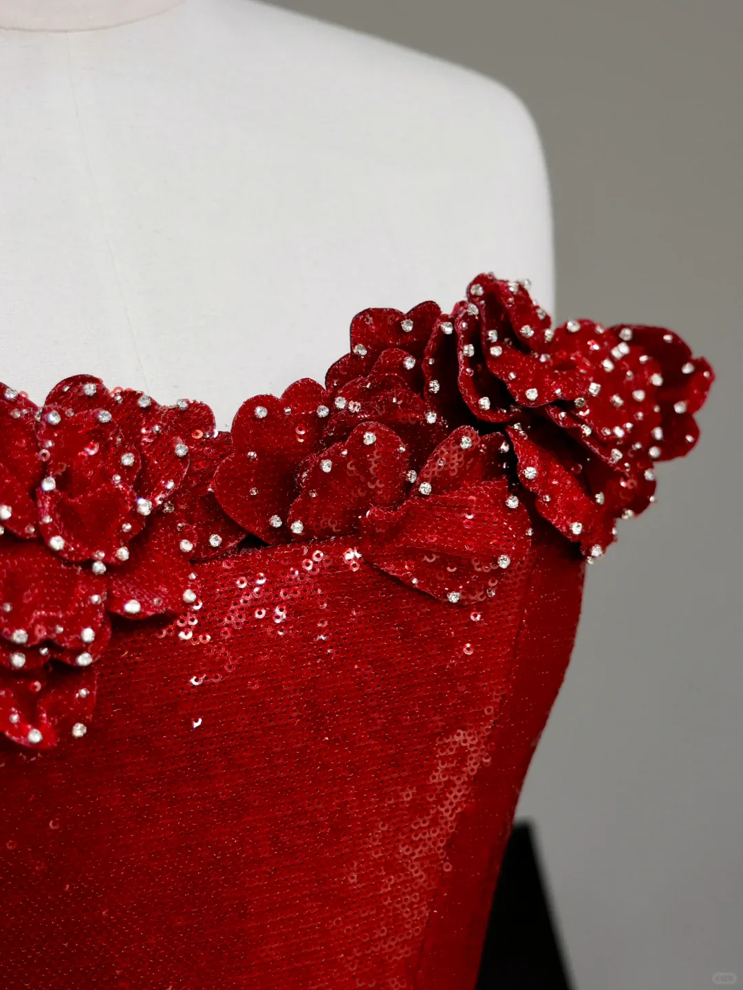 Elegant Glamour Sheath Burgundy Sequin Prom Dress Party Dress Evening Dresses DP882 - Deanwangkt