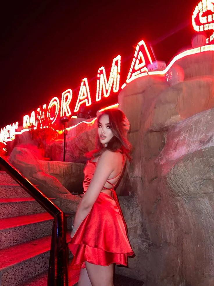 Trendy A line Halter Red Sleeveless Formal Short 8th Grade Baddie Homecoming Dress Summer Middle School Hoco Dresses Cocktail Dress Birthday Outfits W0624 - Deanwangkt