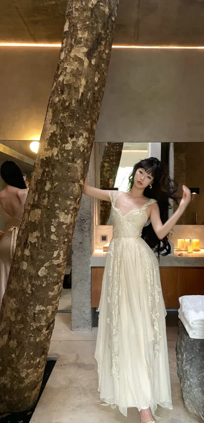 Elegant Sweetheart Sheath Chiffon Long Prom Dresses, Light Champagne Formal Evening Dresses DP3160 - Deanwangkt