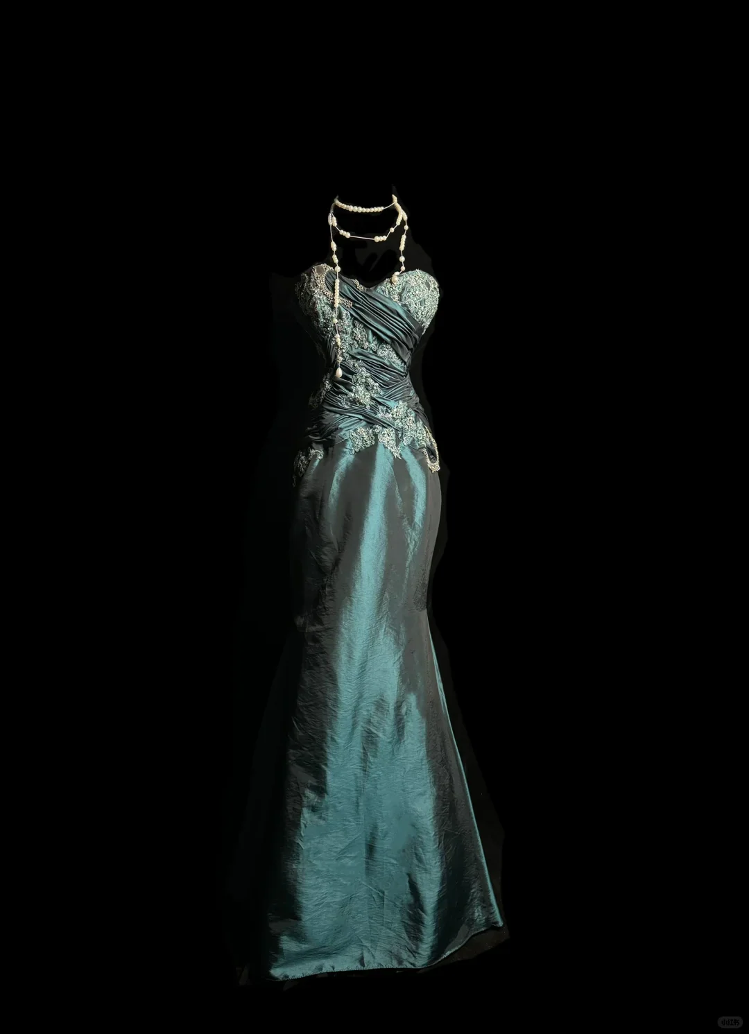 Pretty Mermaid Sweetheart Green Taffeta Long Night Dinner Evening Dresses Formal Summer Wedding Guest Dresses Wedding Guest Outfits DP2066 - Deanwangkt