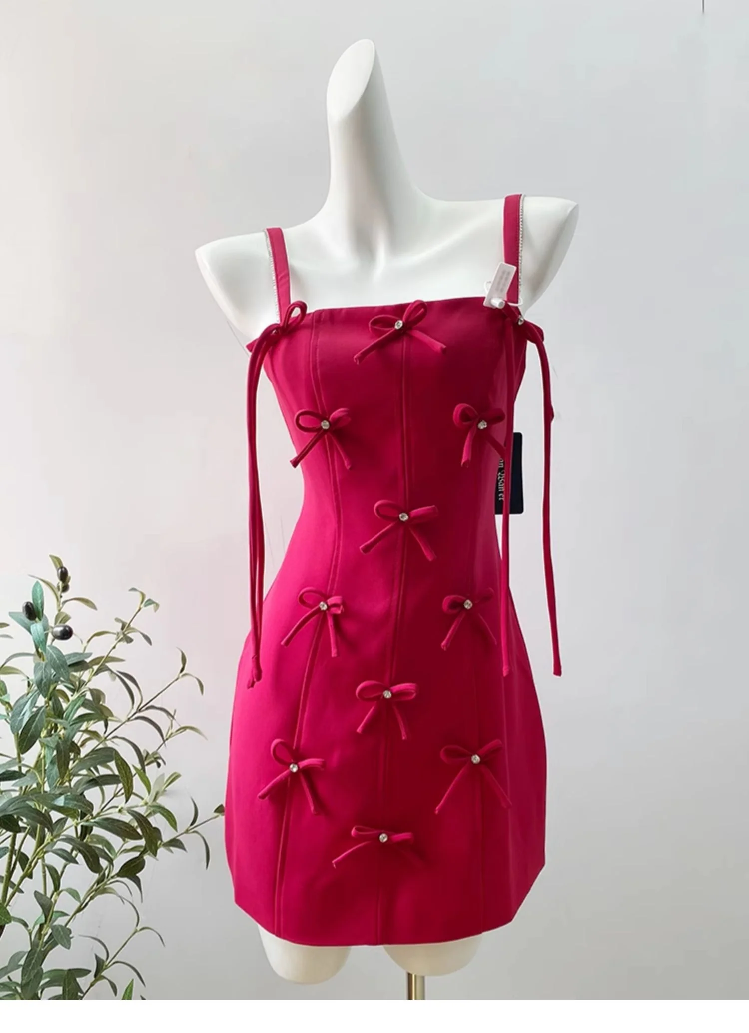 Simple A line Straps Pink Satin Homecoming Dress Summer Hoco Dresses Cocktail Dress DP1766 - Deanwangkt