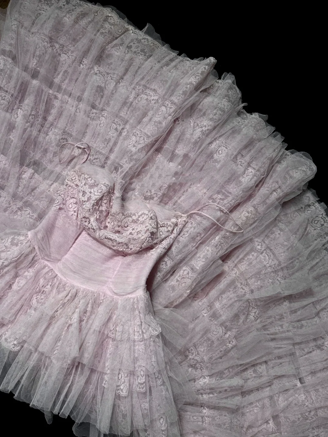 Pretty Ball Gown Strapless Tulle Light Pink Long Quinceanera Dress Formal Gowns Vestido De 15 Anos Sweet 16 Dress W839 - Deanwangkt