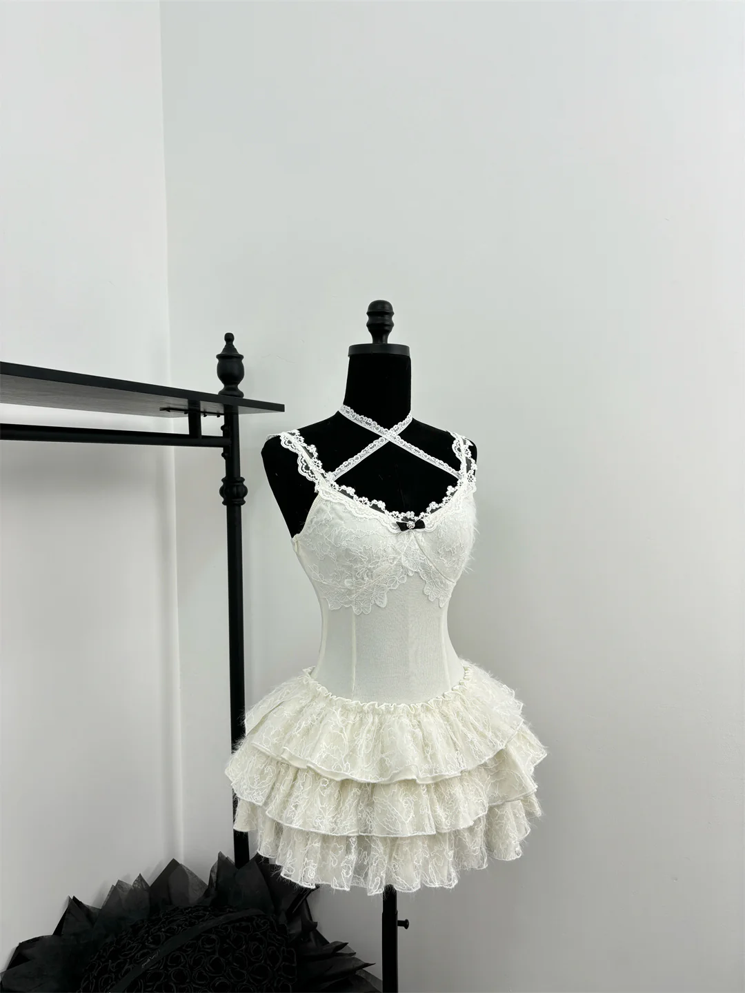 Cute Spaghetti Straps Ballet Skirt Ruffles Summer Dress Holiday Party Outfits For Women DP0091 - Deanwangkt