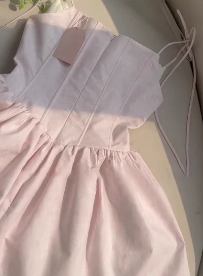 Cute A line Spaghetti Straps Short Pink Homecoming Dress Summer Hoco Dresses Cocktail Dress For Senior Teens DP1781 - Deanwangkt