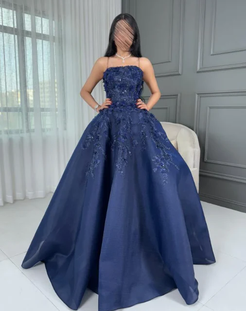 Sexy Prom Gown Formal Saudi Arabia Strapless A-line Floor Length Long Prom Dress DP276 - Deanwangkt