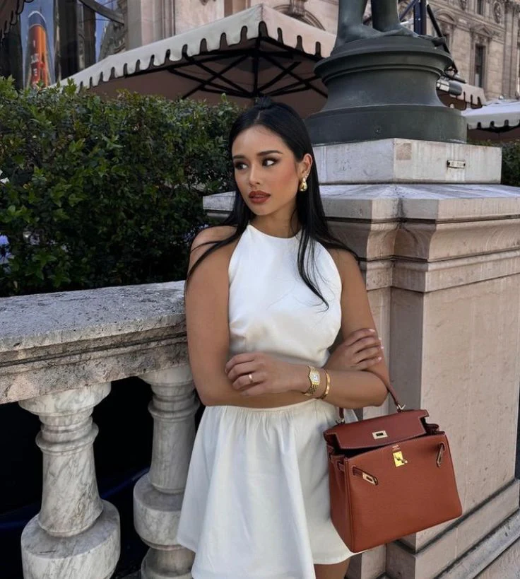 Cute A line Round White Short Homecoming Dress Summer Hoco Dresses Cocktail Dress DP1965 - Deanwangkt