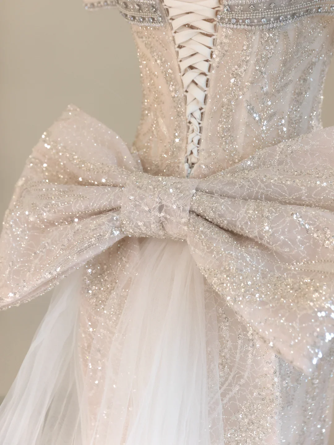 Unique Wedding Dress Mermaid Off The Shoulder Sequin Long Wedding Dresses Bridal Gowns DH2060 - Deanwangkt