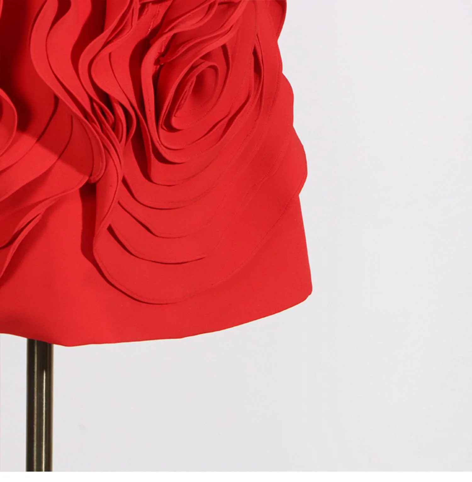 Cute A Line Strapless Red Satin Formal Homecoming Dresses 18th Birthday Outfits Graduation Dress Short Mini Hoco Dresses DH2535 - Deanwangkt