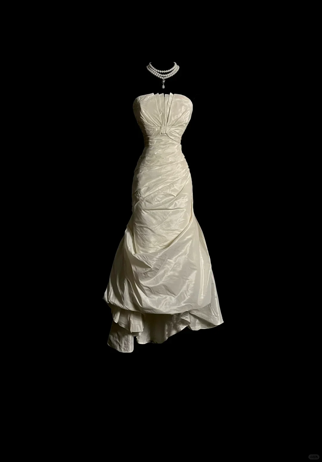 Vintage Bridal Gown Mermaid Strapless Ivory Wedding Dresses Minimalist Bridal Gowns DP932 - Deanwangkt