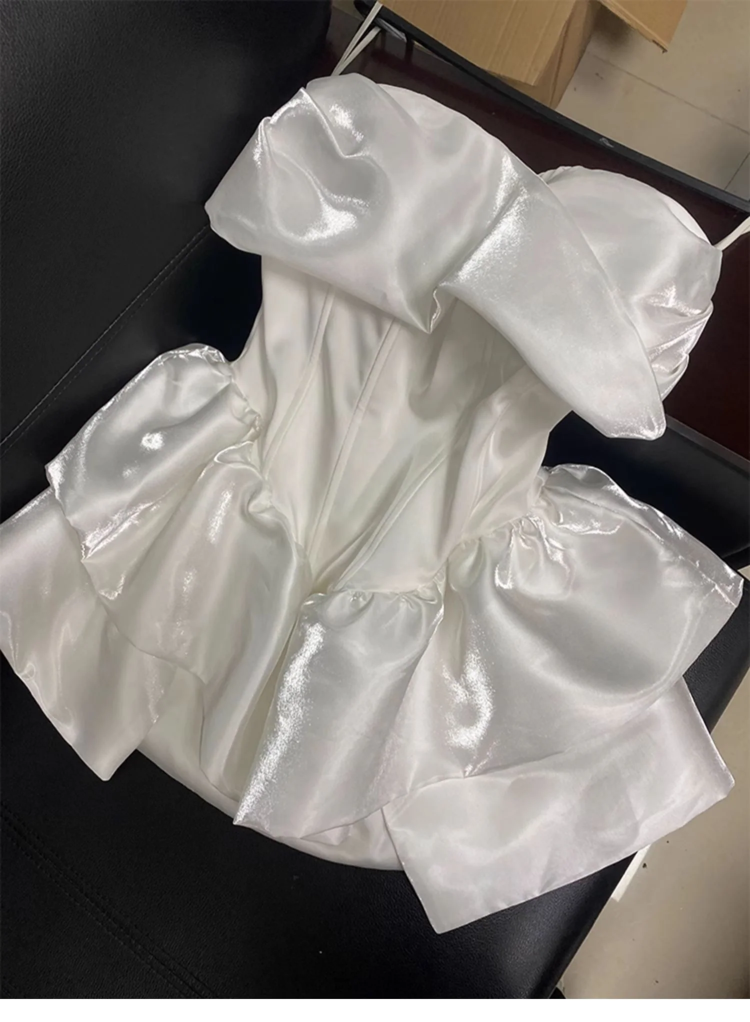 Cute A line White Short Homecoming Dress Summer Hoco Dresses Cocktail Dress For Senior Teens DP1765 - Deanwangkt