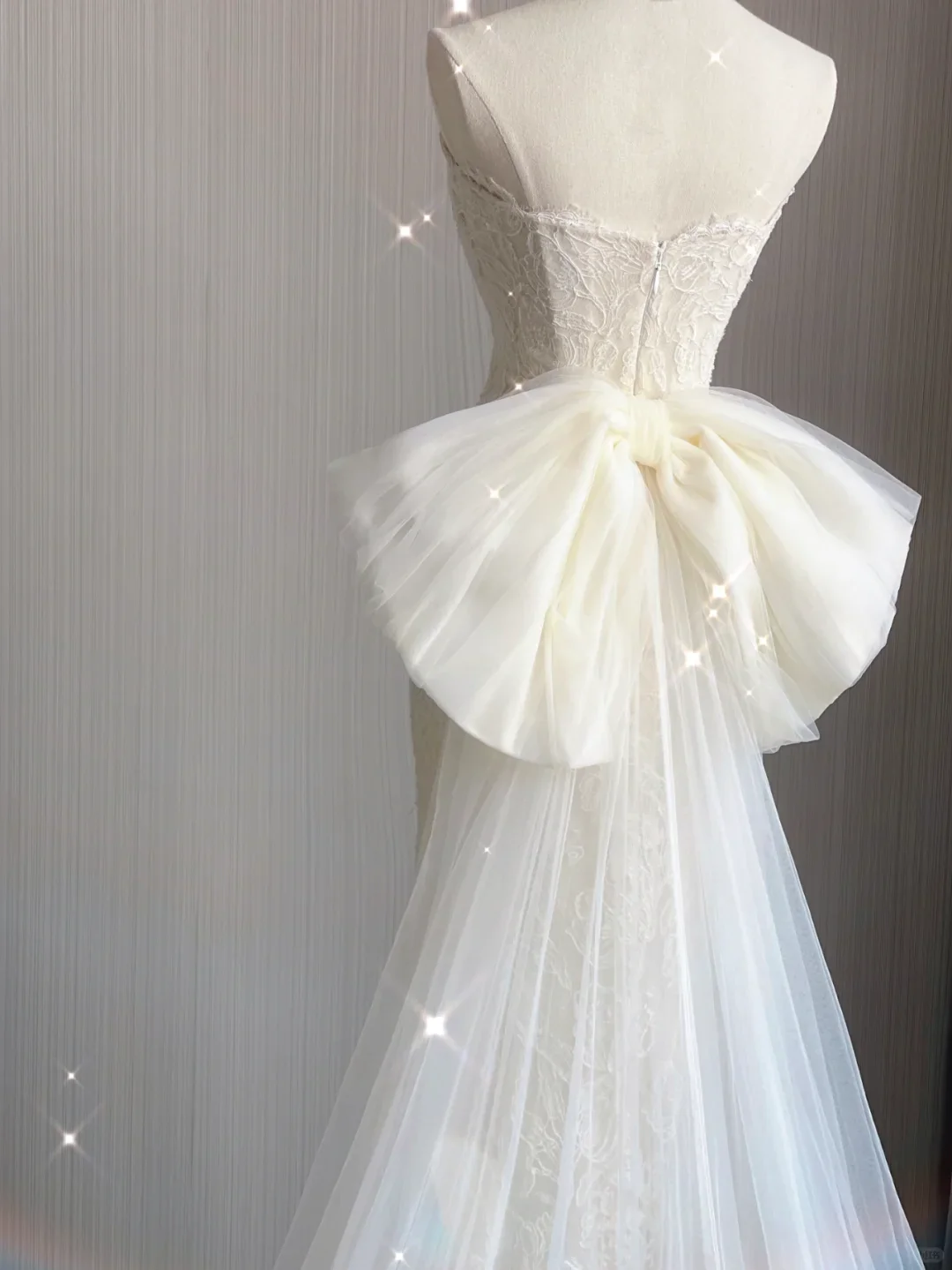 Dreamy Mermaid Strapless Long Lace Wedding Dresses Summer Brides Dress DP420 - Deanwangkt