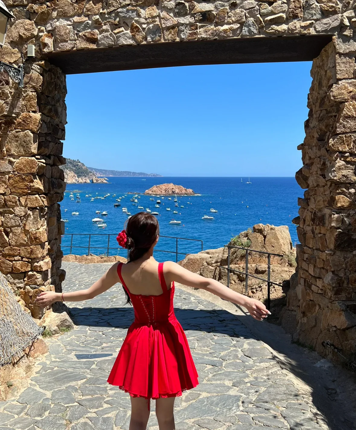 Simple A line Square Neck Red Short Homecoming Dress Summer Hoco Dresses Mini Cocktail Dress DH2469 - Deanwangkt