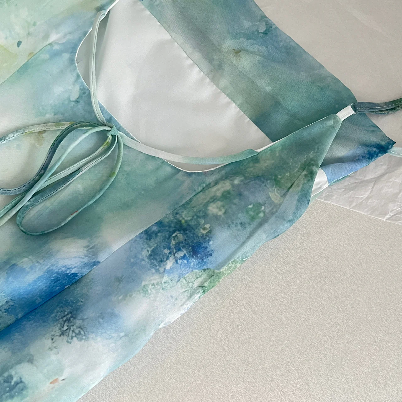 Cute Mermaid Spaghetti Straps Green Long Summer Dress For Women DP0016 - Deanwangkt