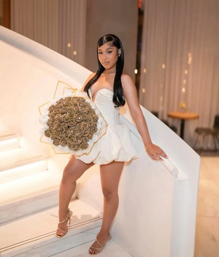 Sexy Sheath Strapless Short Ivory Satin Summer Birthday Dress Hoco Dress 19th Birthday Outfit Birthday Mini Graduation Dresses DP1040 - Deanwangkt