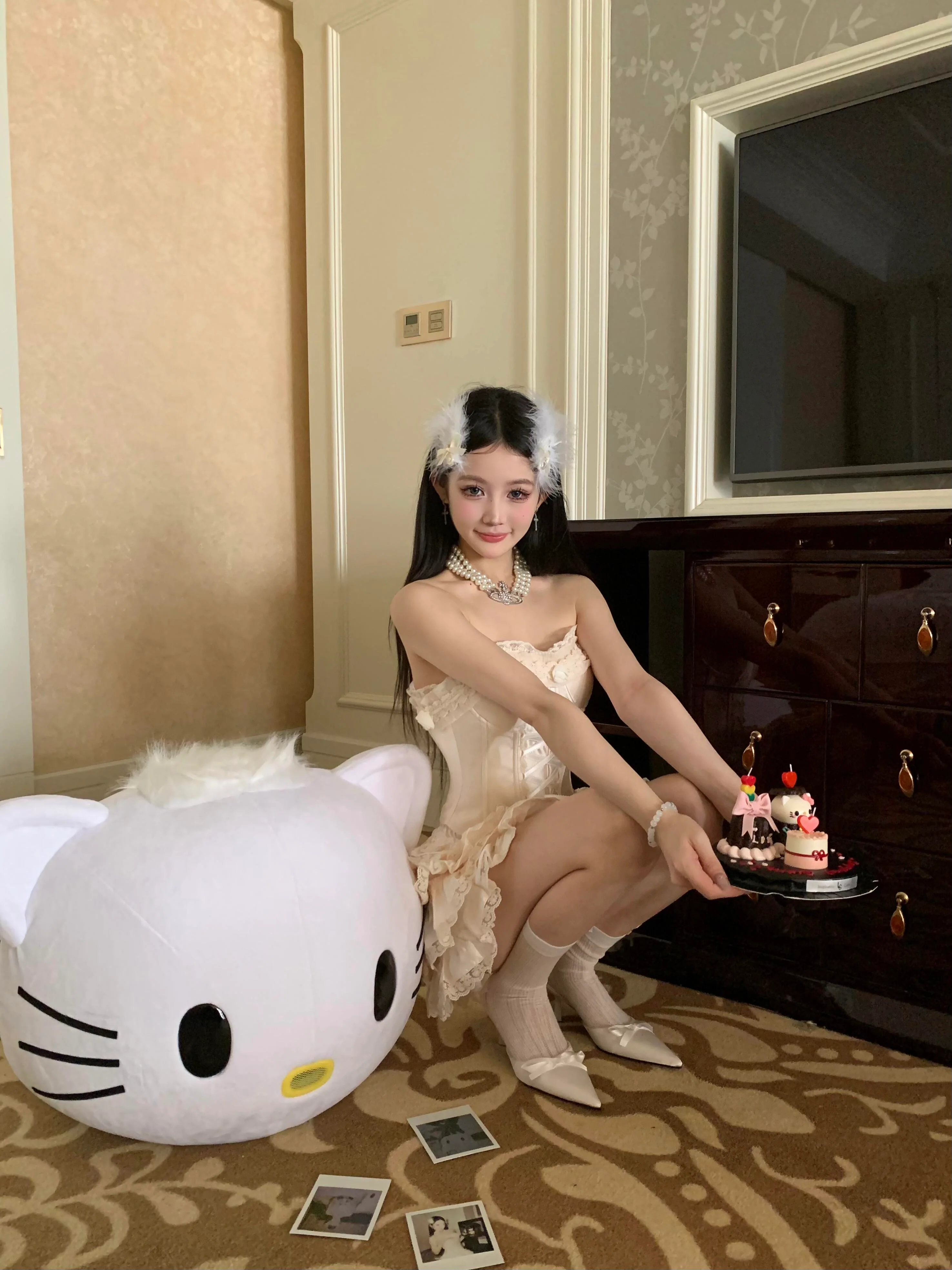 Cute Ball Gown Short Ruffles Homecoming Dress Summer Hoco Dresses Cocktail Dress For Senior Teens DP1782 - Deanwangkt