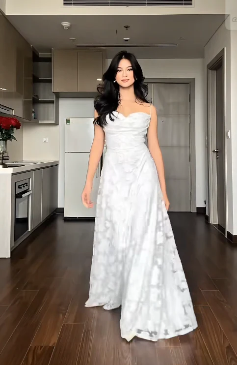 Elegant Spaghetti Strap Sheath Long Prom Dresses Applique White Evening Dress Backless Wedding Guest Dresses DP3684 - Deanwangkt