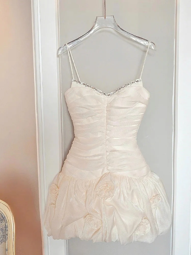 Simple Sheath Spaghetti Straps Short Formal Homecoming Dresses Party Graduation Dress Dance Hoco Dresses DH2765 - Deanwangkt