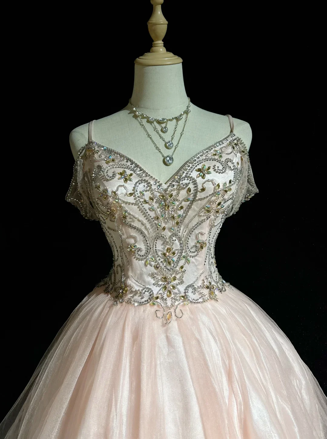 Cute Ball Gown Spaghetti Straps Light Pink Mini Short Formal Homecoming Dresses Party Short Prom Dress Hoco Dresses DH2649 - Deanwangkt