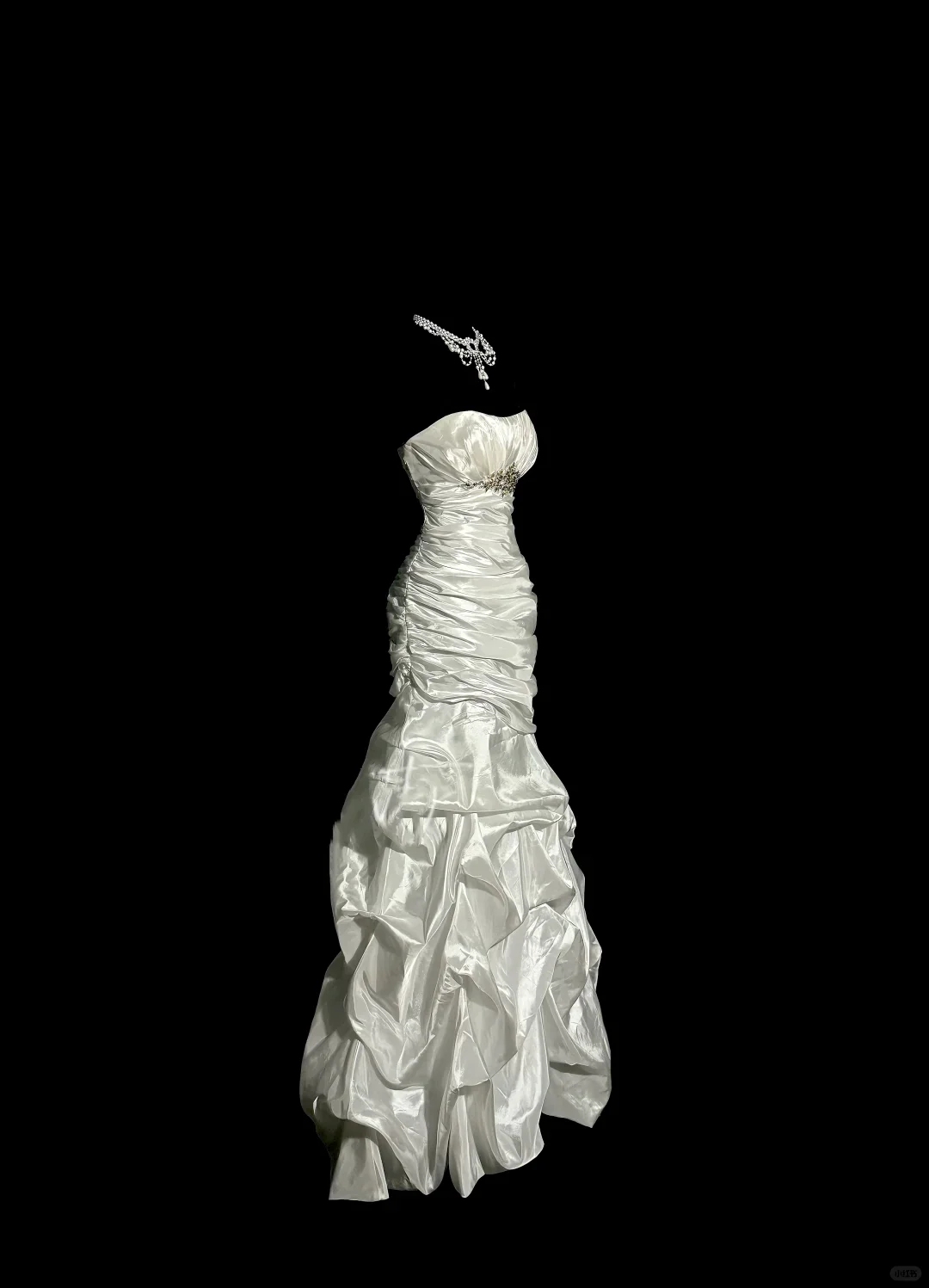 Vintage Bridal Gown Mermaid Sweetheart Ivory Floor Length Wedding Dresses Minimalist Bridal Gowns DP1840 - Deanwangkt