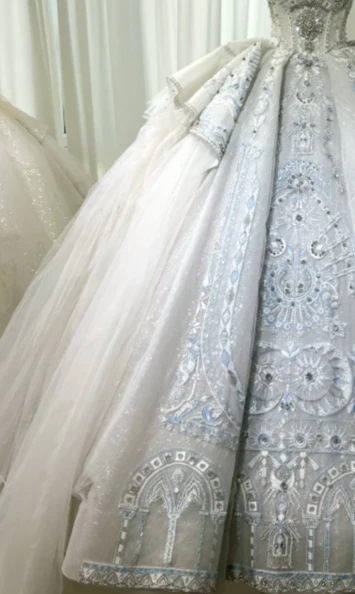 Timeless Strapless Ball Gown Tulle Wedding Dresses White Bridal Gowns DP3185 - Deanwangkt