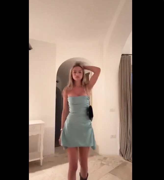 Pretty A line Strapless Light Sky Blue Formal Homecoming Dresses Short 16th Birthday Outfits Graduation Dress Mini Cocktail Dresses DH2354 - Deanwangkt