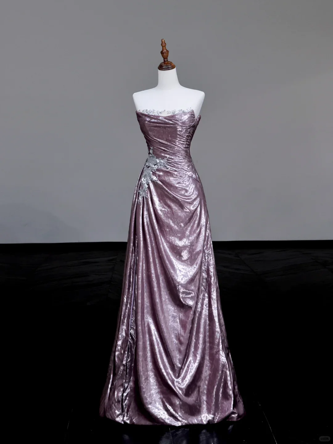Gorgeous A Line Strapless Sequin Lilac Long Prom Dress Party Dress Graduation Dresses DP717 - Deanwangkt