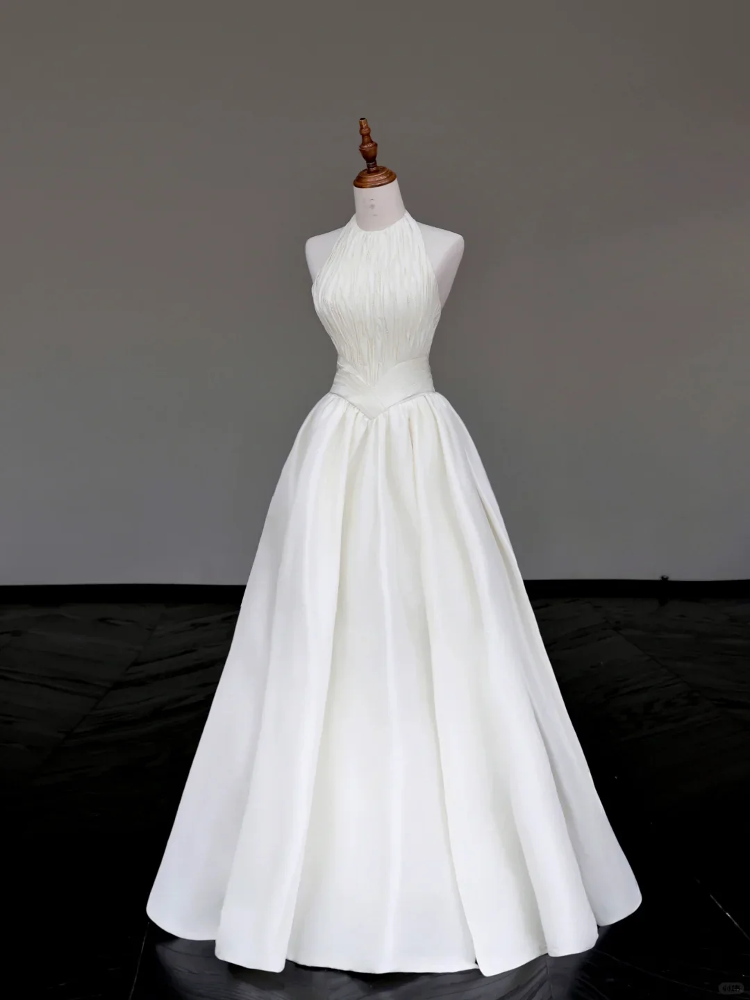 Unique Bridal Gown A line Scoop Sleeveless Satin White Wedding Dresses Bridal Gowns DP696 - Deanwangkt