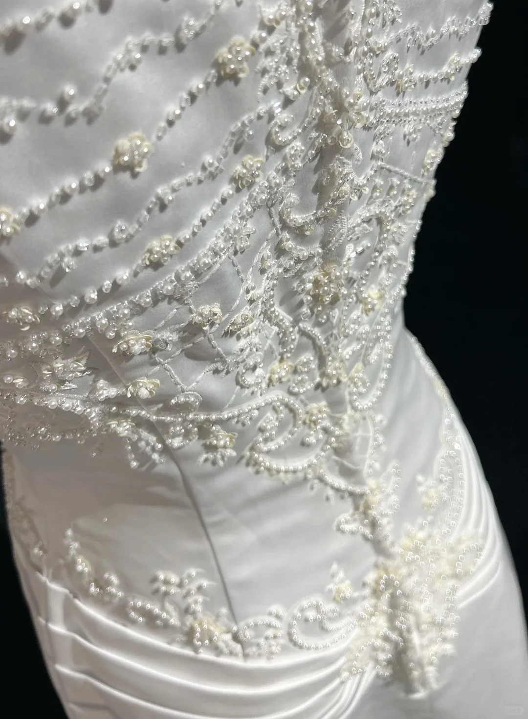 Classic Bridal Gown A line Square Neck Short Sleeves Satin White Wedding Dresses Minimalist Bridal Gowns DH648 - Deanwangkt