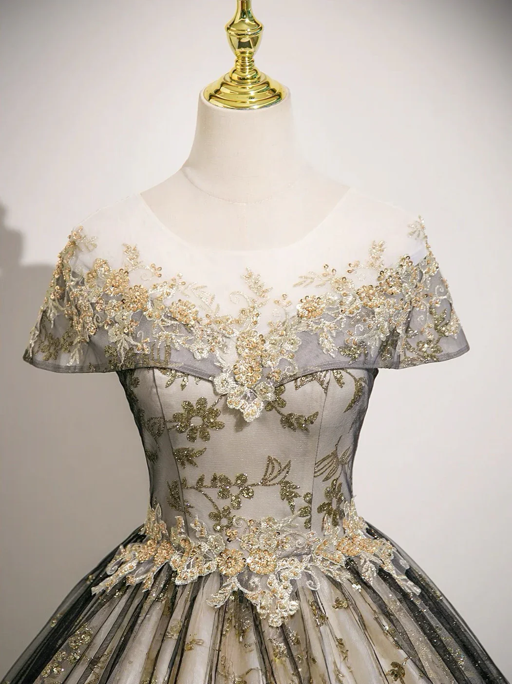 A-Line Lace Applique Long Prom Dress, Formal Evening Dress DP3156 - Deanwangkt