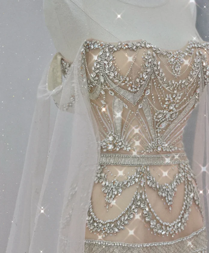 Classy A Line Strapless Champagne High School Evening Dress Long Prom Dresses With Beads DP432 - Deanwangkt