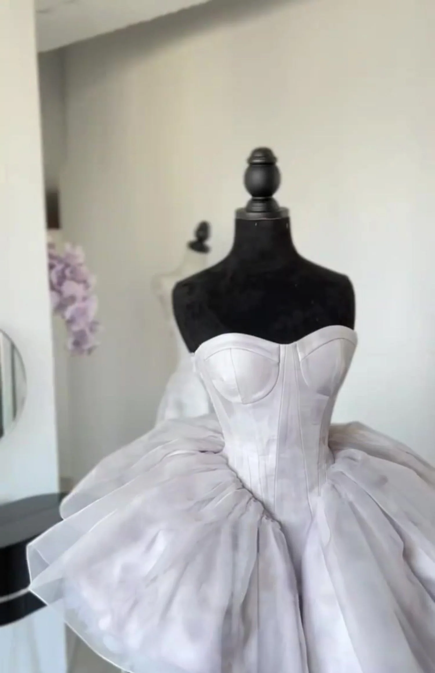 Pretty Ball Gown Short Lilac Tulle Homecoming Dress Summer Hoco Dresses Cocktail Dress For Senior Teens DP1791 - Deanwangkt