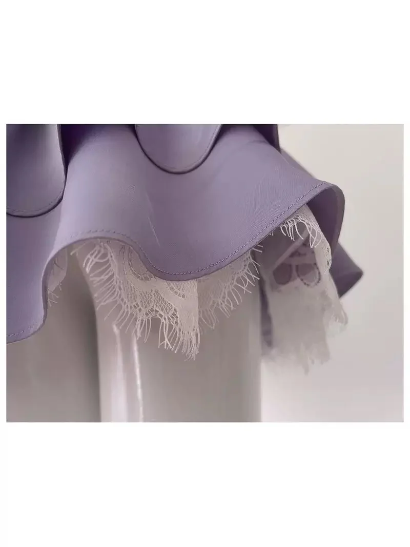 Trendy Ball Gown Sweetheart Lilac Satin Sleeveless Formal Short 8th Grade Homecoming Dress Summer Middle School Hoco Dresses Cocktail Dress Birthday Outfits W925 - Deanwangkt