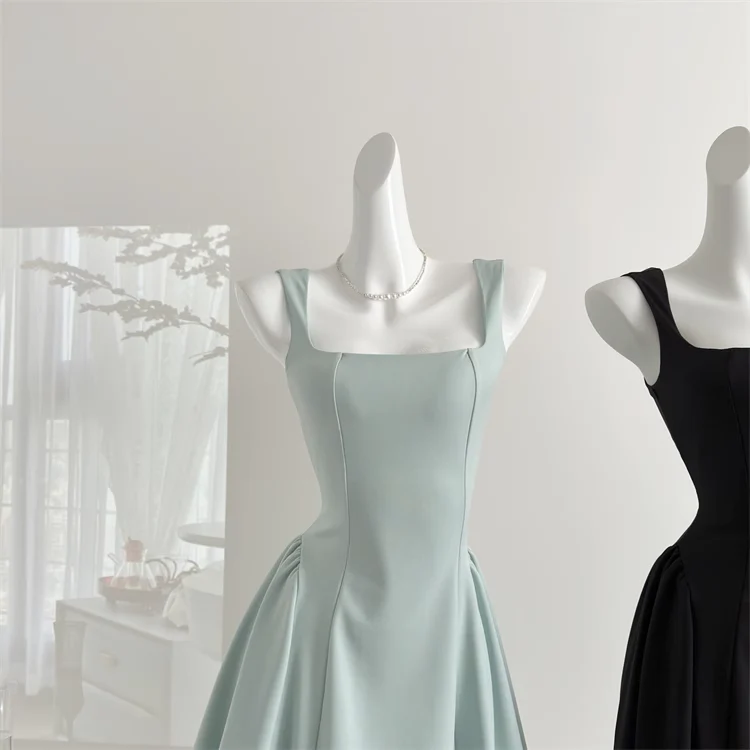 Sweet and niche summer temperament high waist design dress DP0005 - Deanwangkt