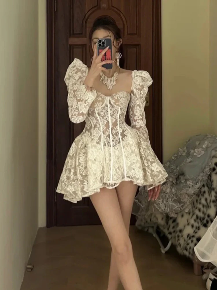 Simple A line Sweetheart Lace Short Homecoming Dress Summer Hoco Dresses Cocktail Dress DP1770 - Deanwangkt