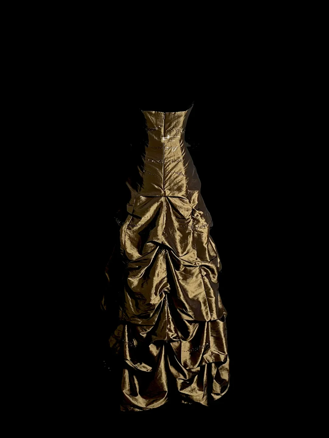 Retro Ball Gown Sweetheart Green With Silver Beads Long Prom Dresses Evening Gowns Evening Dress DP934 - Deanwangkt