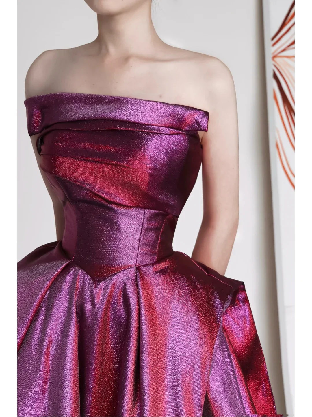 Gorgeous Ball Gown Strapless Sequin Long Prom Dresses Graduation Dresses DP661 - Deanwangkt