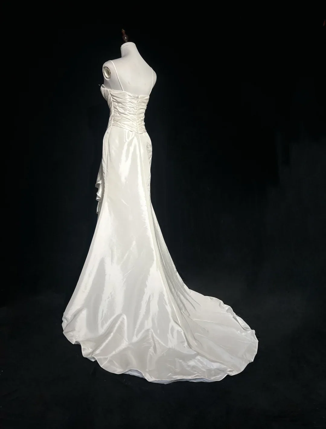 Retro Wedding Dress 1950s 1940s Mermaid Spaghetti Straps Long Wedding Dresses Bridal Gowns Brides Gown DH556 - Deanwangkt