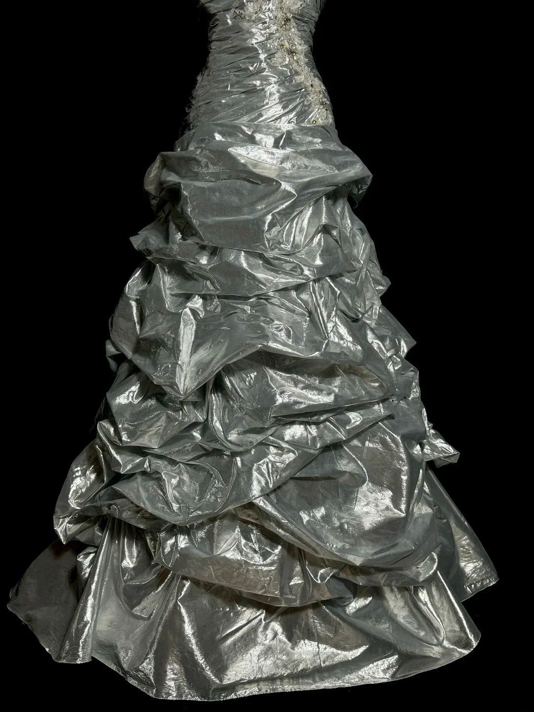 Elegant Ball Gown Sweetheart Silver Satin Long Prom Dresses Party Dress 18th Birthday Outfits Graduation Dresses DH2650 - Deanwangkt