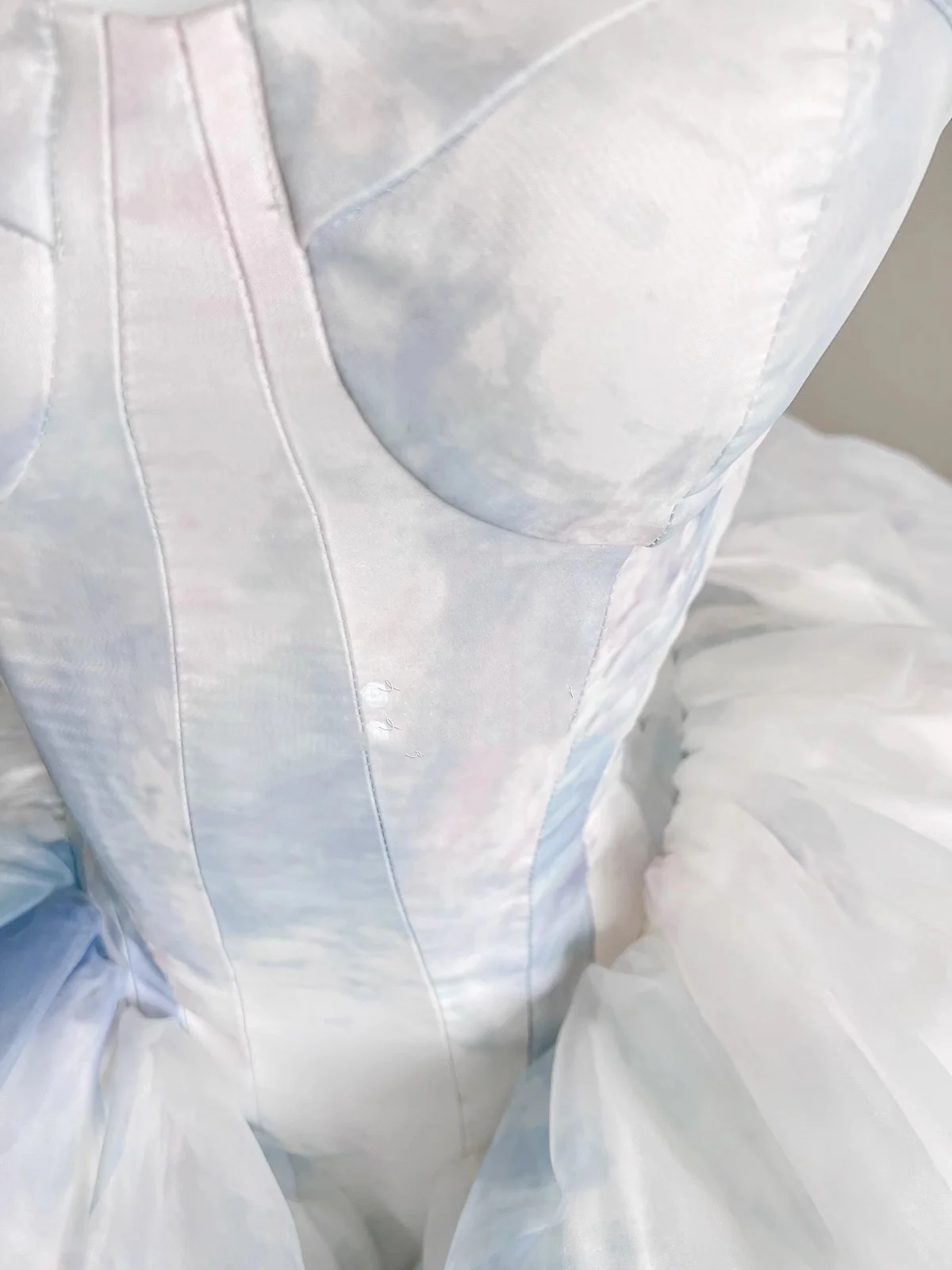 Cute Ball Gown Short Light Sky Blue Homecoming Dress Summer Hoco Dresses Cocktail Dress For Senior Teens DP1783 - Deanwangkt