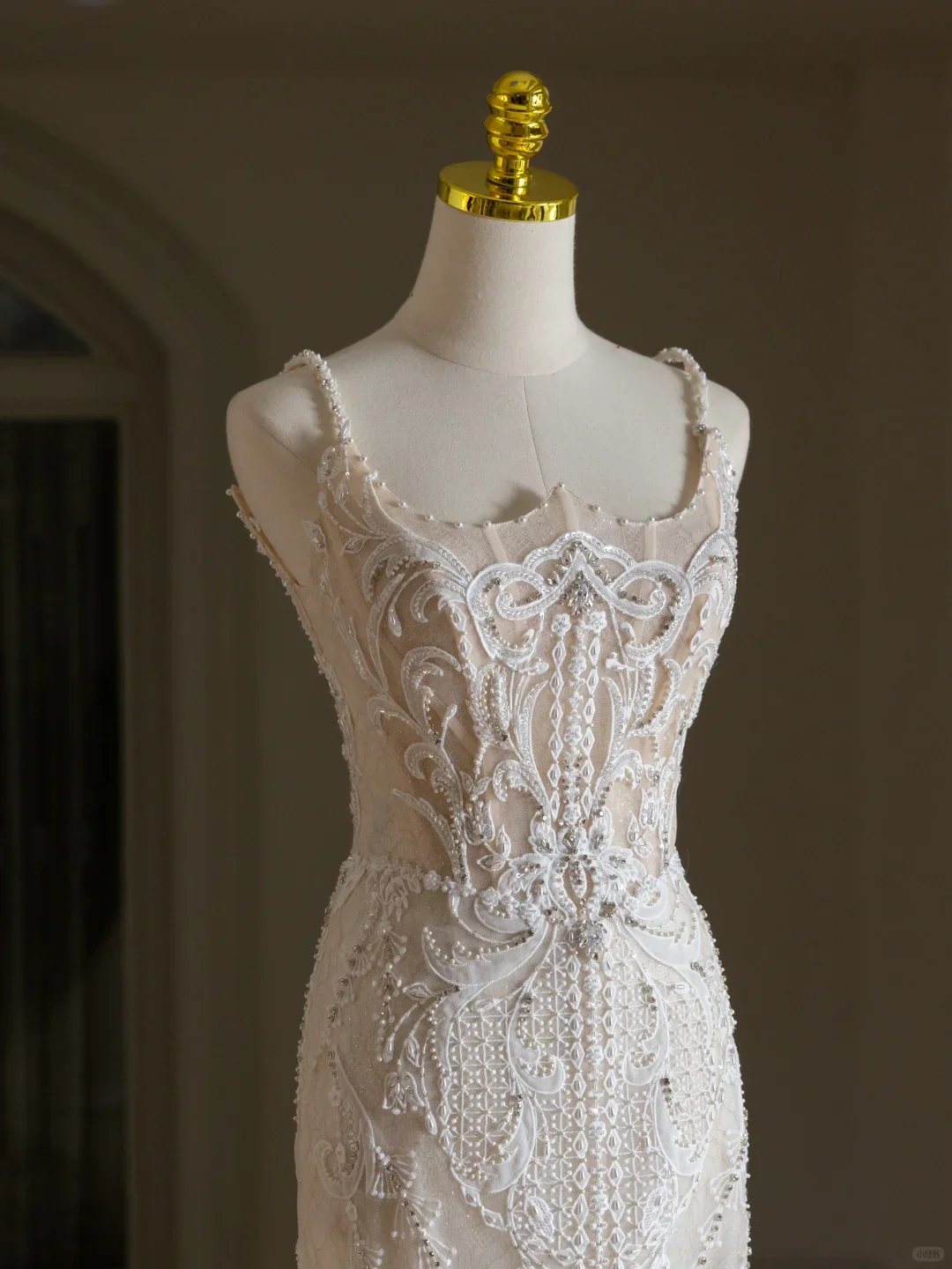 Classic Wedding Gown Bridal Dress Mermaid Square Neck Lace Tulle Wedding Dress Long Wedding Dresses Modest Wedding Gowns DH2072 - Deanwangkt