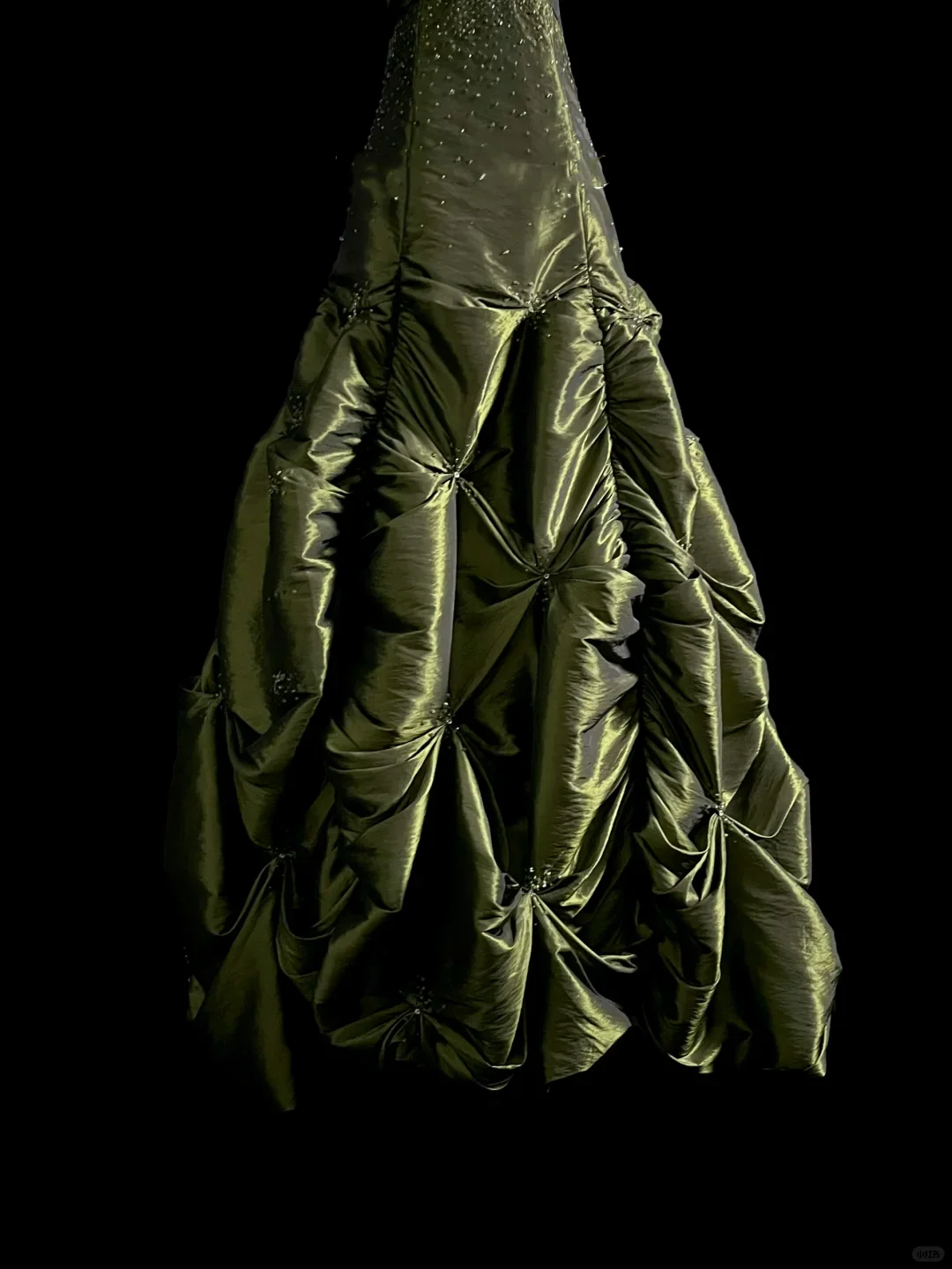 Elegant Glamour Ball Gown Strapless Olive Green Taffeta Long Prom Dresses Party Dress Evening Dress DP915 - Deanwangkt