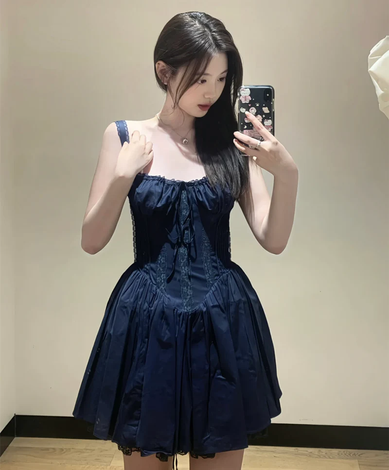 Cute A line Square Neck Red Lace Homecoming Dress Summer Hoco Dresses Short Night Cocktail Dress DH2545 - Deanwangkt