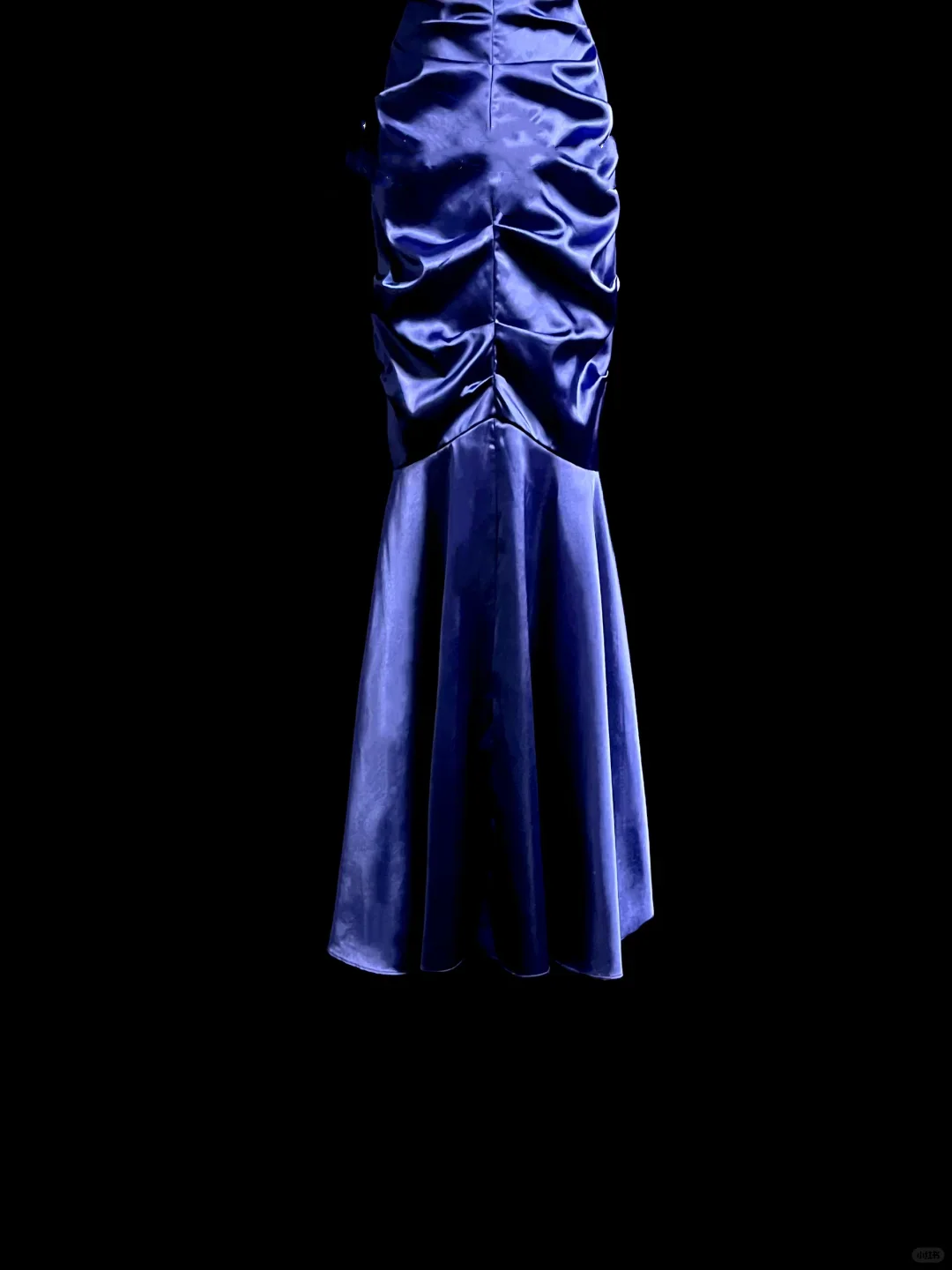 Elegant Glamour Mermaid Halter Royal Blue Satin Long Prom Dresses Party Dress Evening Dress DP911 - Deanwangkt