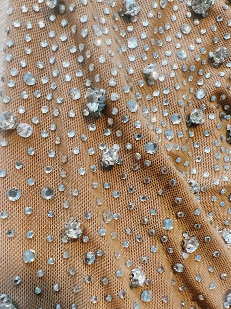 Elegant Mermaid Sweetheart Champagne Sleeveless Long Evening Party Gowns Evening Formal Dresses Prom Dress W905 - Deanwangkt